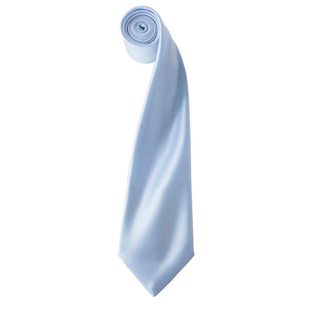 Elegante Schmale Satinkrawatte