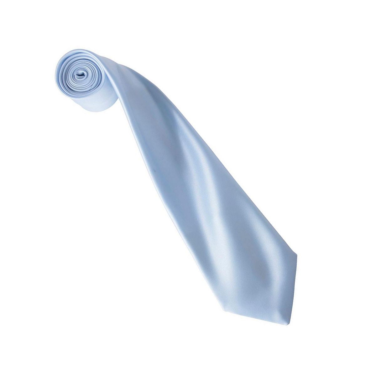 Elegante Schmale Satinkrawatte