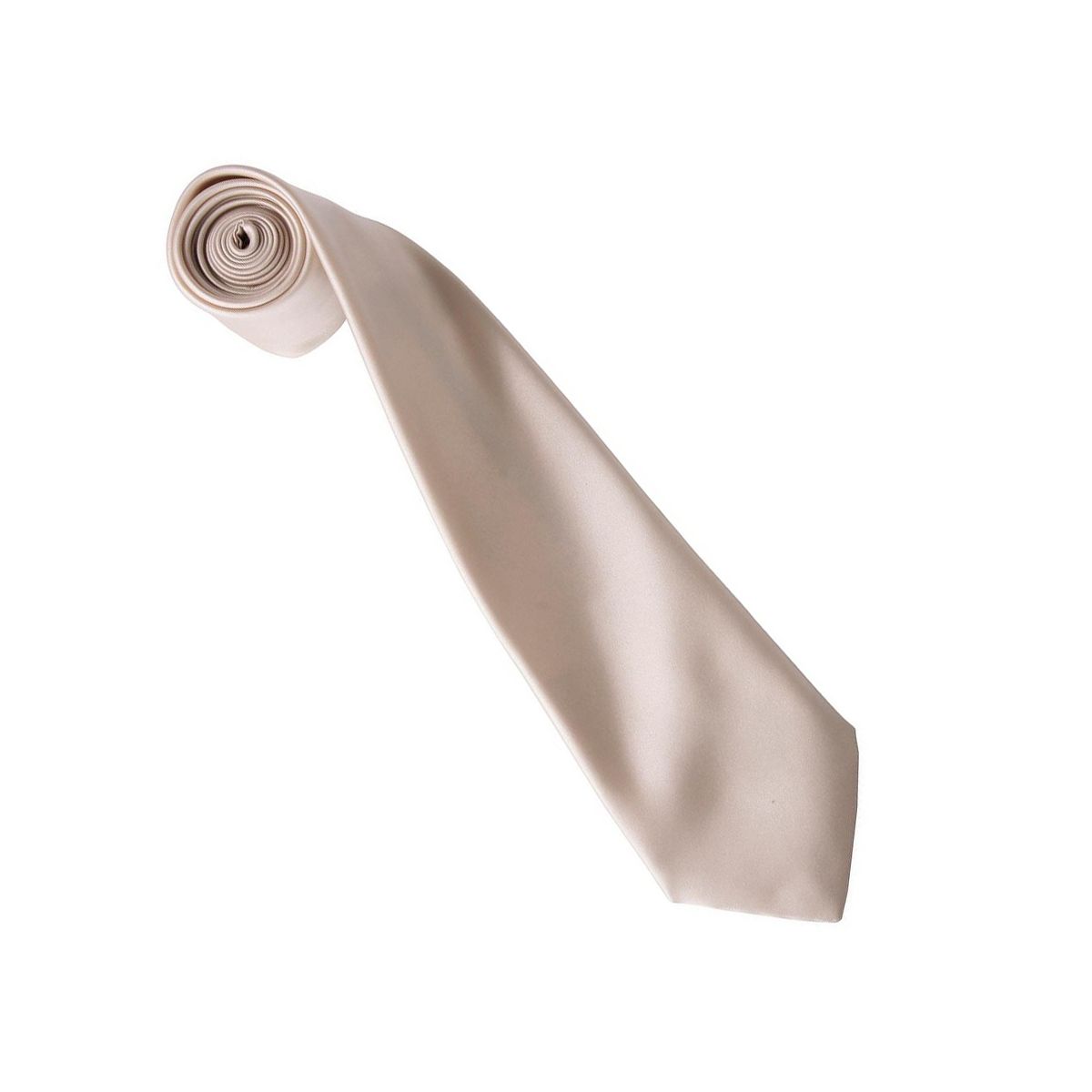 Elegante Schmale Satinkrawatte