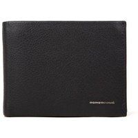 Genarbte Bifold-Ledergeldbörse