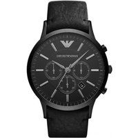 Minimalistischer Chronograph mit Lederarmband