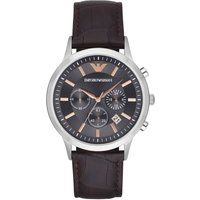Klassischer Chronograph mit Lederarmband
