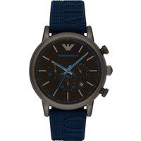 Moderner Chronograph mit Silikonarmband