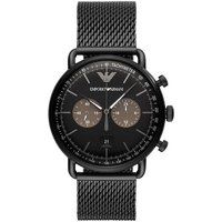 Schlanker Chronograph mit Mesh-Armband
