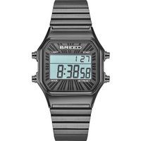 Retro-Digitaluhr aus Edelstahl