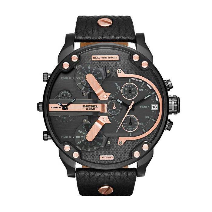 Übergroßer Chronograph mit Zeitzonen
