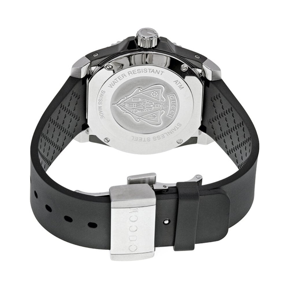 Sportliche Profi-Taucheruhr mit Silikonarmband