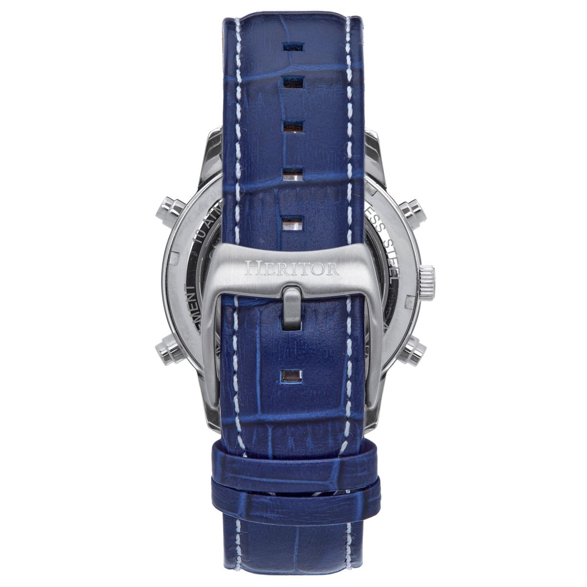 Semi-Skelett Automatik-Lederuhr
