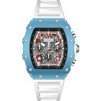 Rennsport-Chronograph mit skelettiertem Zifferblatt