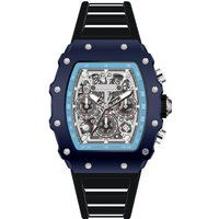 Rennsport-inspirierte Skelett-Chronographen-Uhr