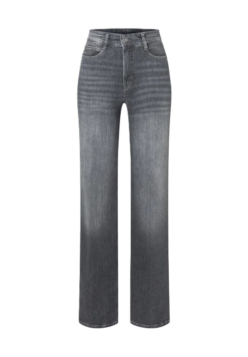 Weitgeschnittene Graue Jeans aus Denim