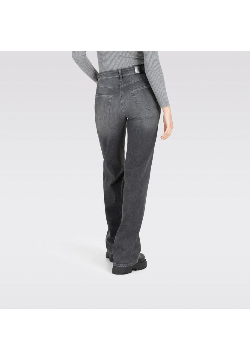 Weitgeschnittene Graue Jeans aus Denim