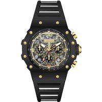 Rennsport-Inspirierte Skelettierte Chronographen-Uhr