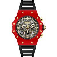 Sport-Chronograph mit Skelett-Zifferblatt