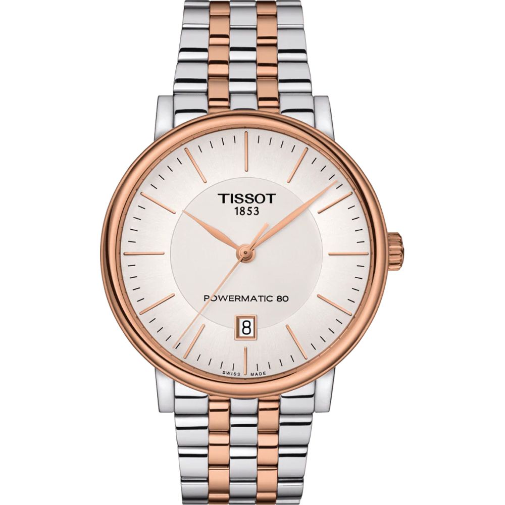 Klassische Bicolor Automatik-Dress-Watch