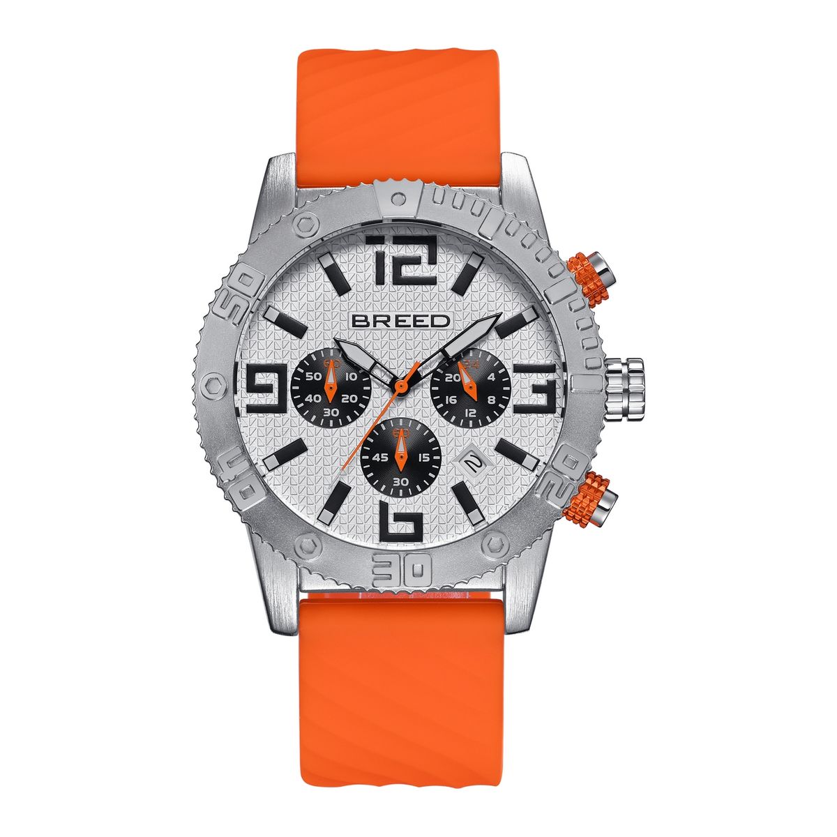 Robuster Chronograph mit Silikonarmband