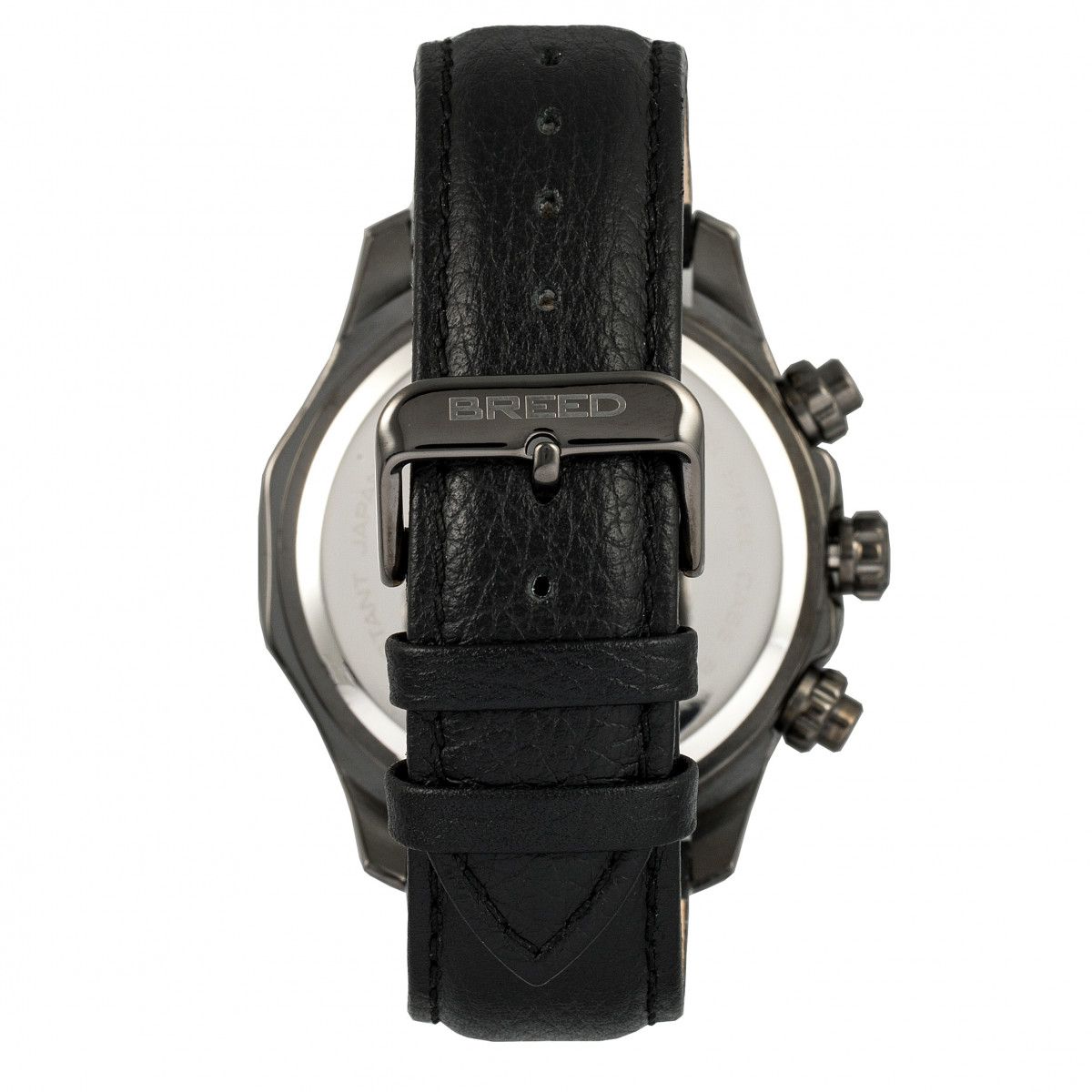 Klassischer Chronograph mit Lederarmband
