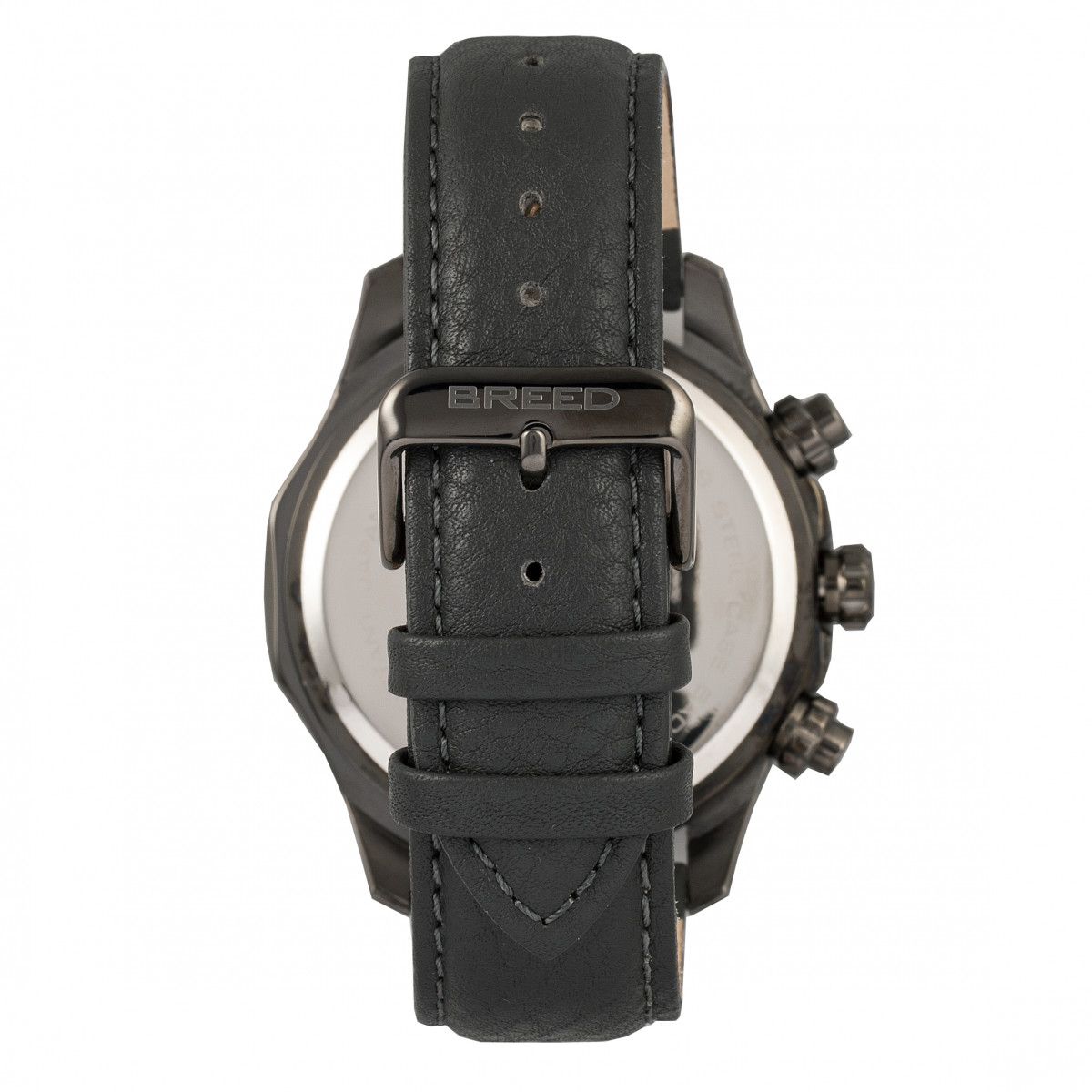 Robuster Chronograph mit Lederarmband