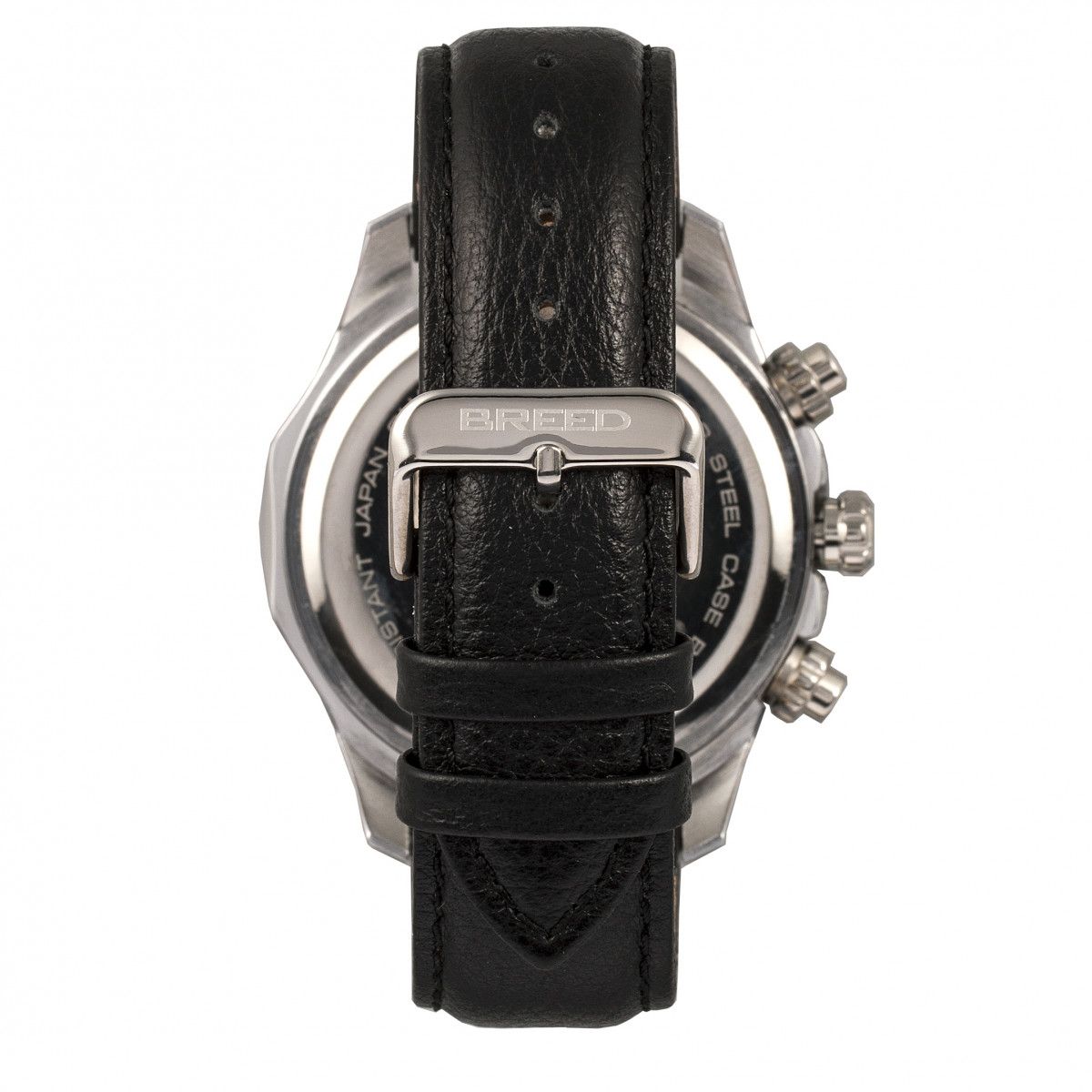 Robuster Chronograph mit Lederarmband