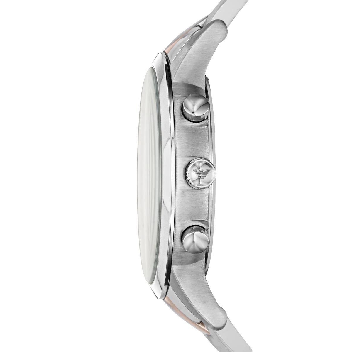 Klassische Bicolor-Chronograph-Uhr