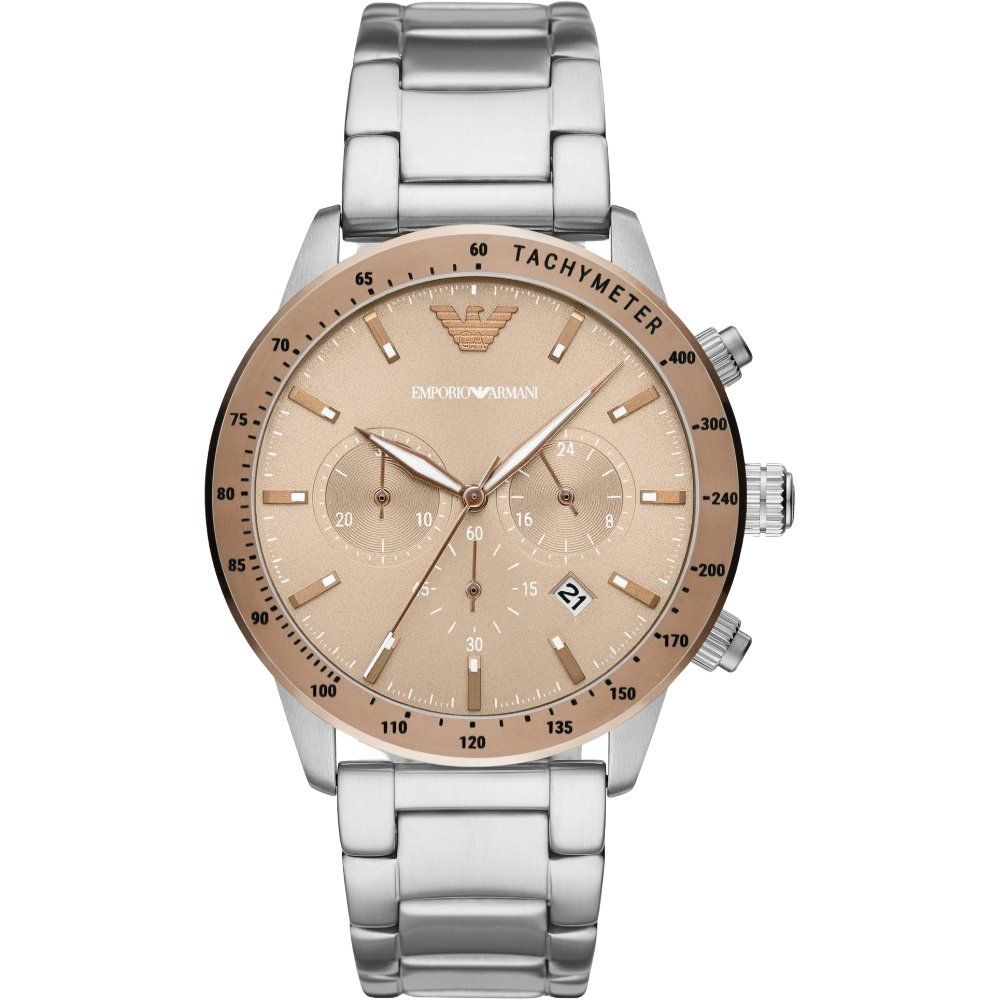 Renato Edelstahl-Chronograph Armbanduhr