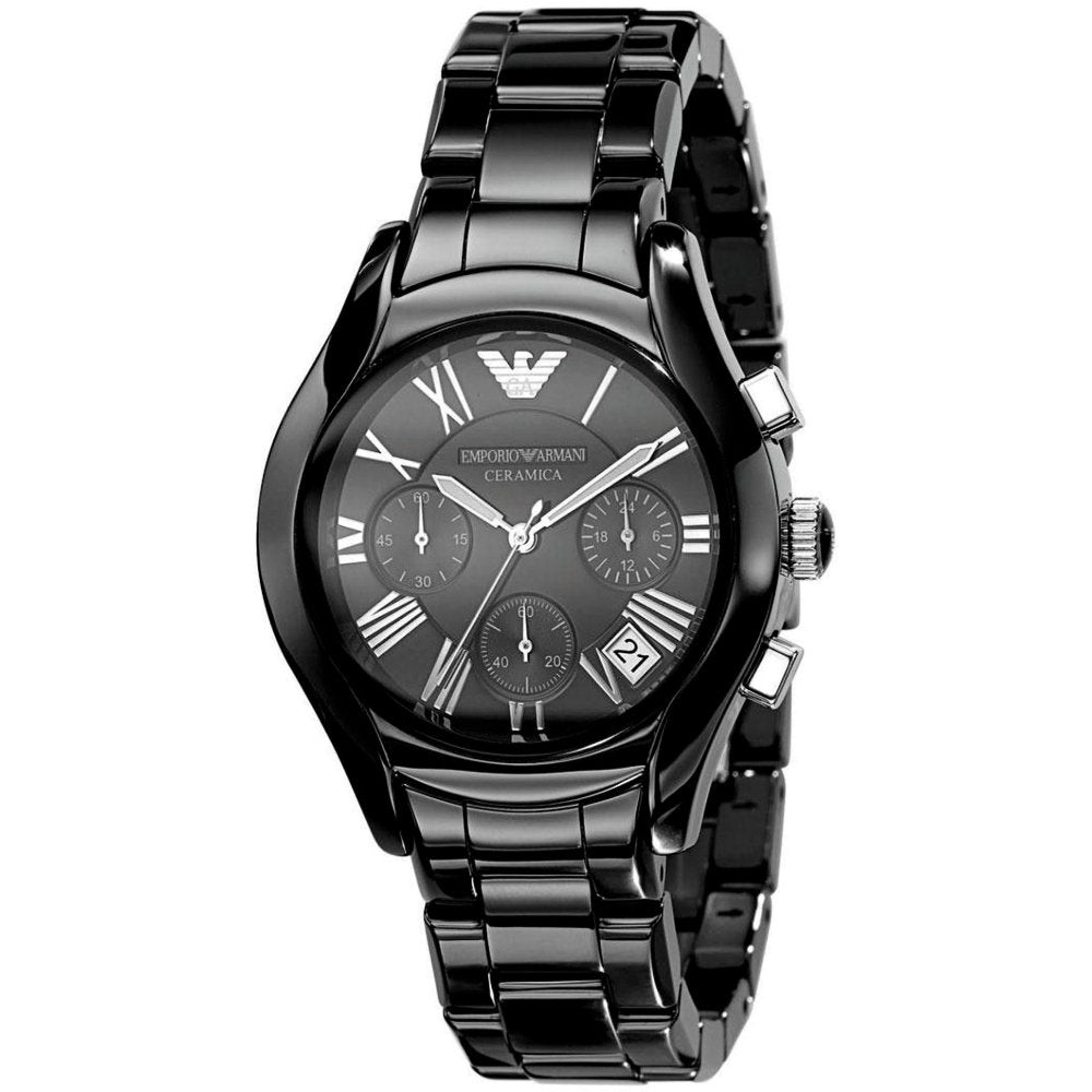 Keramik-Chronograph mit römischen Ziffern