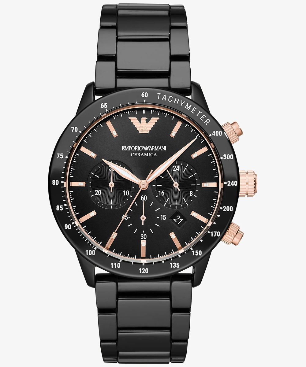 Mario Chronograph mit Keramik-Gliedern