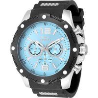 Übergroßer Chronograph mit Silikonarmband