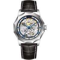Skelettierte Automatik Armbanduhr