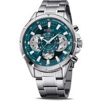 Markanter Chronograph aus Edelstahl