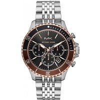Raffinierte Bicolor Chronographen-Uhr