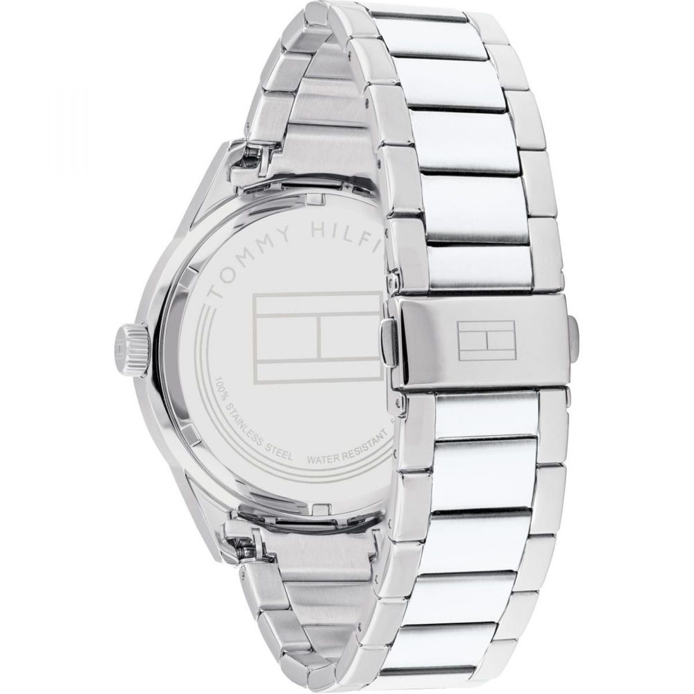 Mehrzifferblatt-Armbanduhr aus Edelstahl