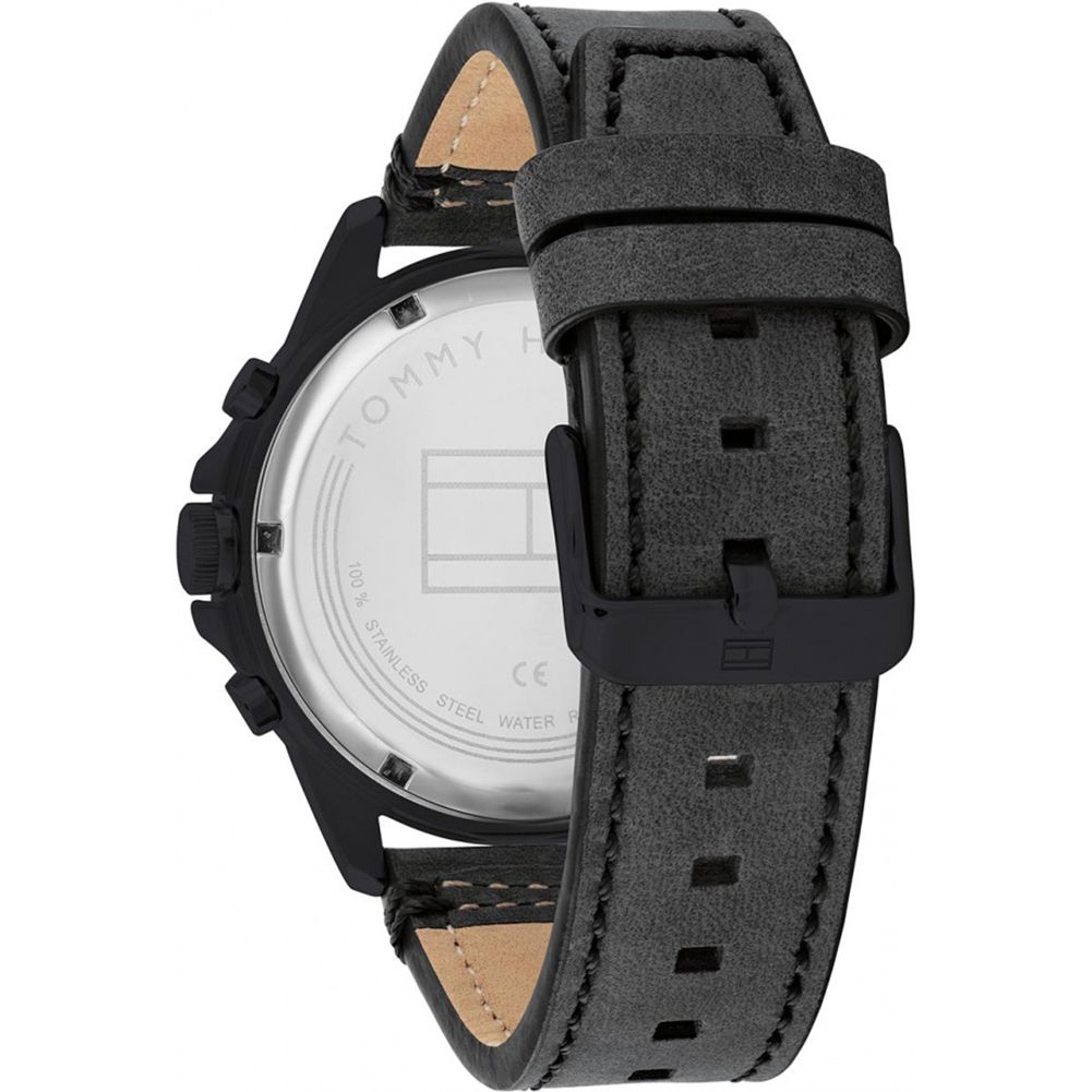 Multifunktionsuhr mit Lederarmband