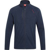 Gitter-Fleecejacke mit durchgehendem Reißverschluss