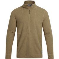 Leichter Fleece-Pullover mit Halbreißverschluss