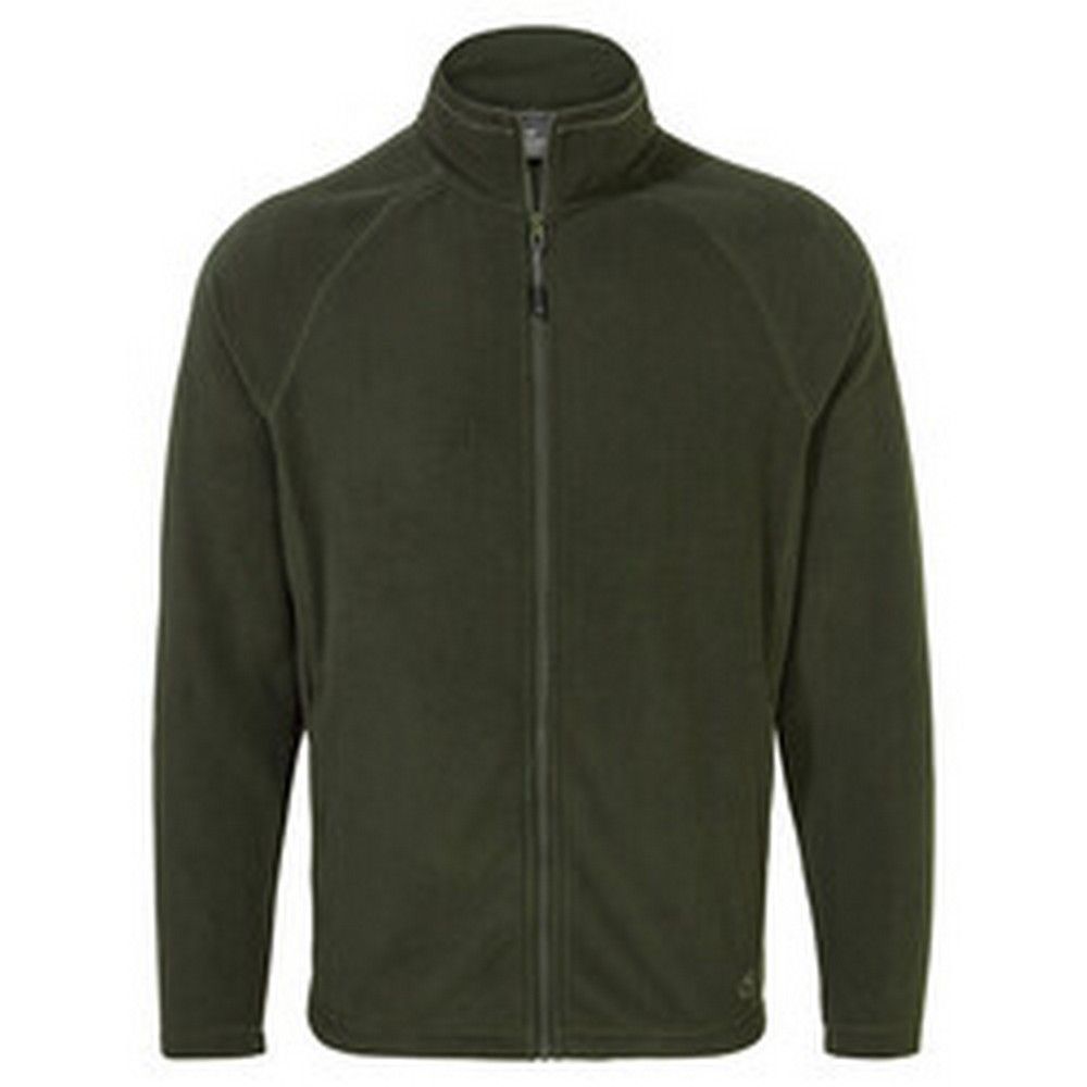 Microfleecejacke mit durchgehendem Reißverschluss