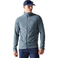 Strukturierte Fleecejacke mit Reißverschluss