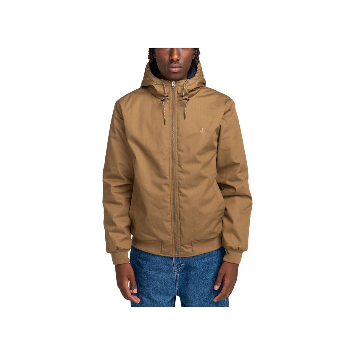 Klassische Bomberjacke mit Kapuze
