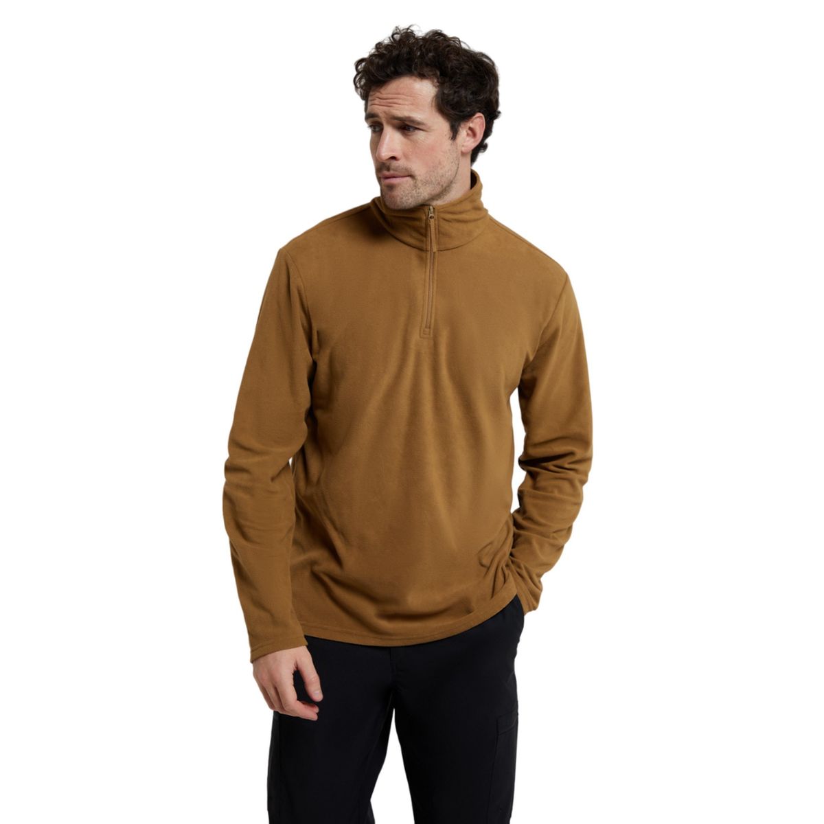 Leichtes Fleece-Oberteil mit Reißverschluss
