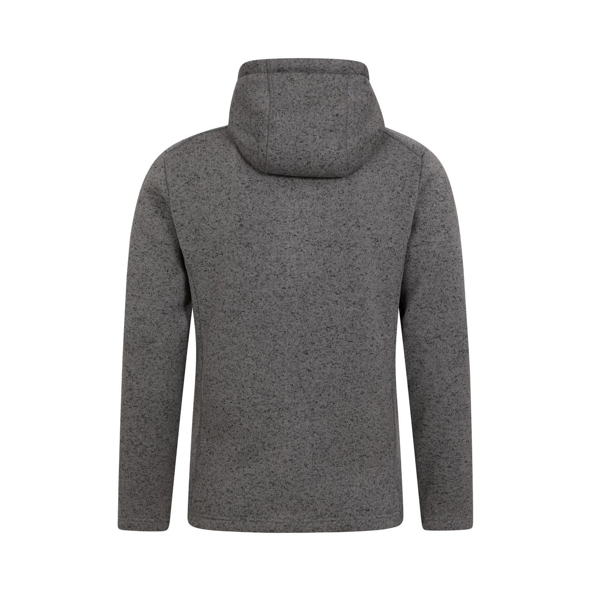 Strukturierter Fleece-Hoodie mit Reißverschluss