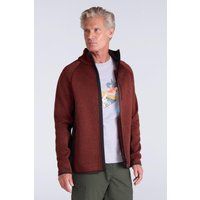 Fleecejacke mit hohem Kragen
