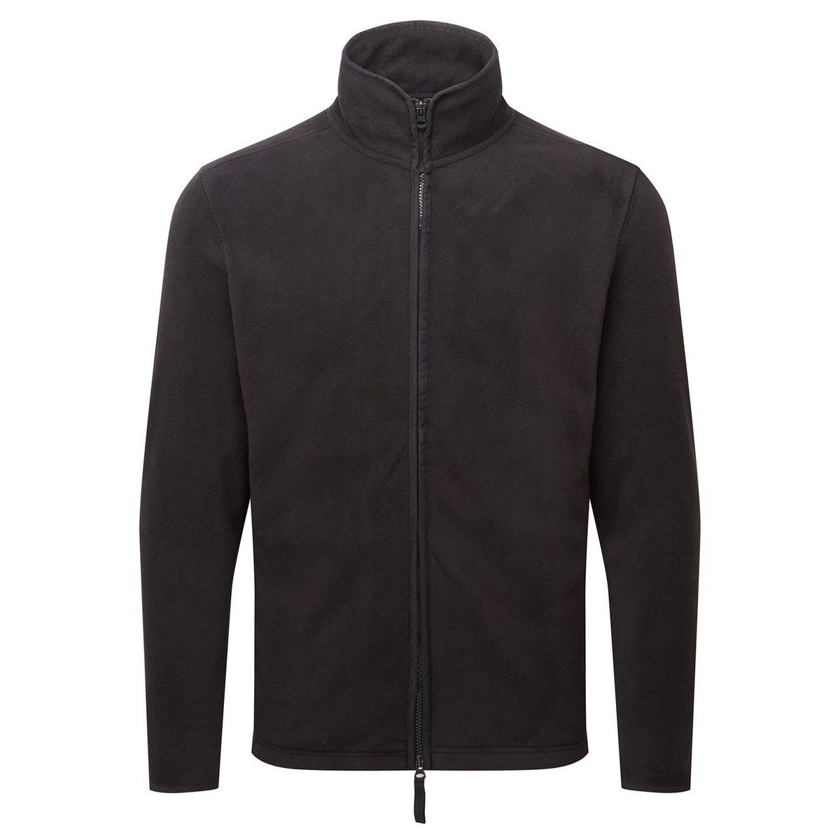Fleecejacke mit Stehkragen und Reißverschluss