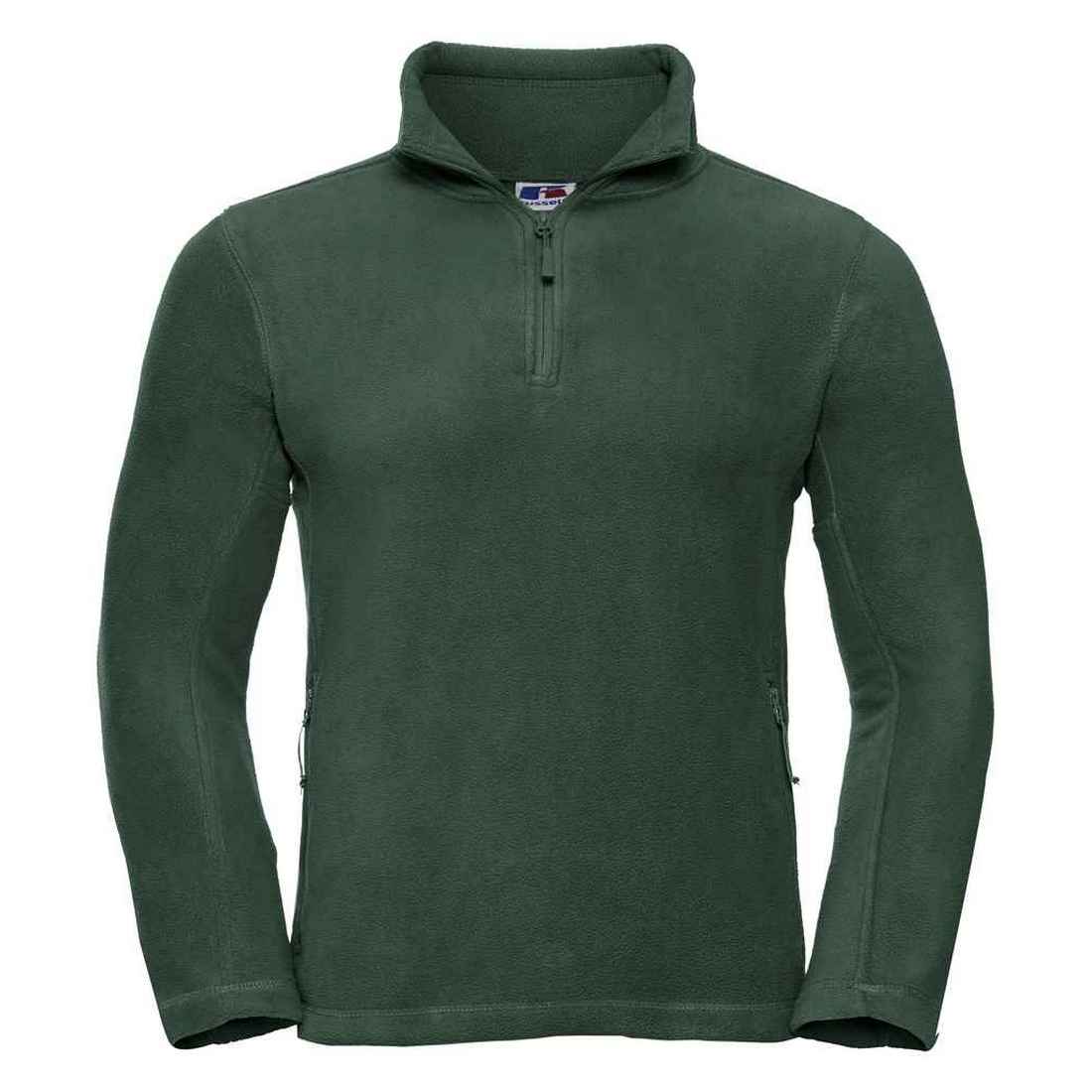 Fleece-Pullover mit Viertelreißverschluss