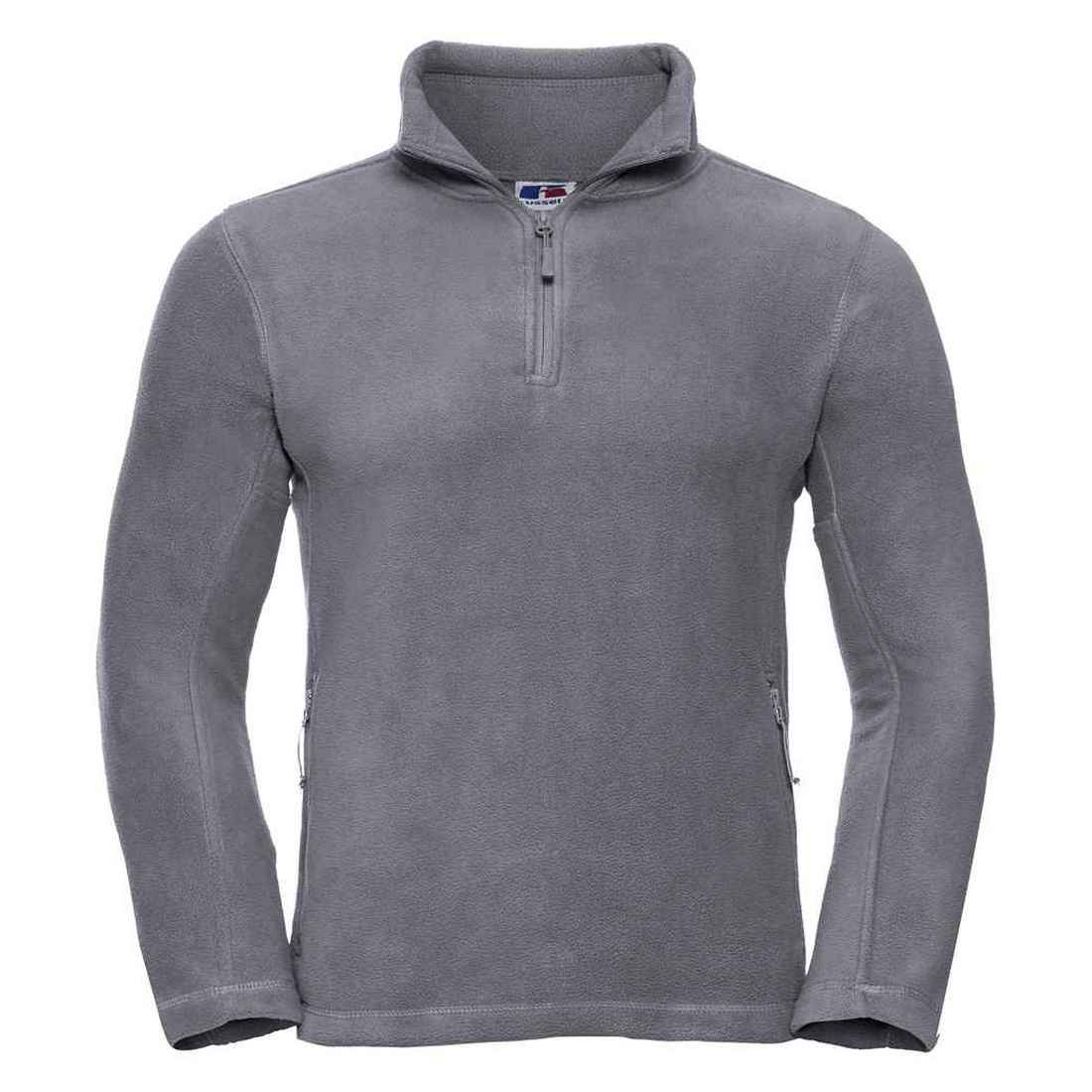 Fleece-Oberteil mit Viertel-Reißverschluss