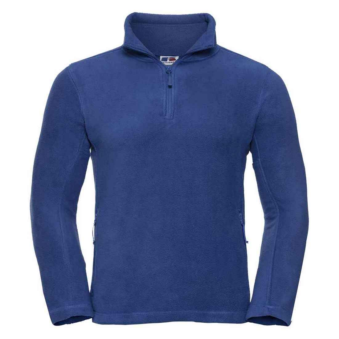 Outdoor-Fleecepullover mit Viertelreißverschluss