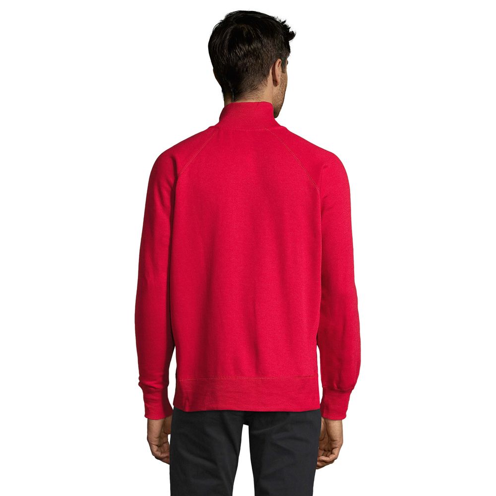 Raglan-Sweatjacke mit durchgehendem Reißverschluss