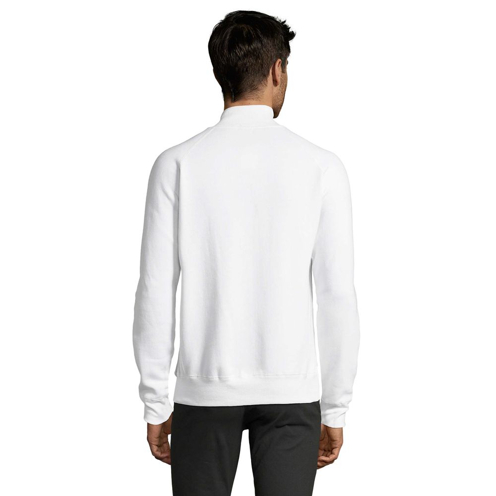 Minimalistische Fleece-Sweatjacke mit Reißverschluss