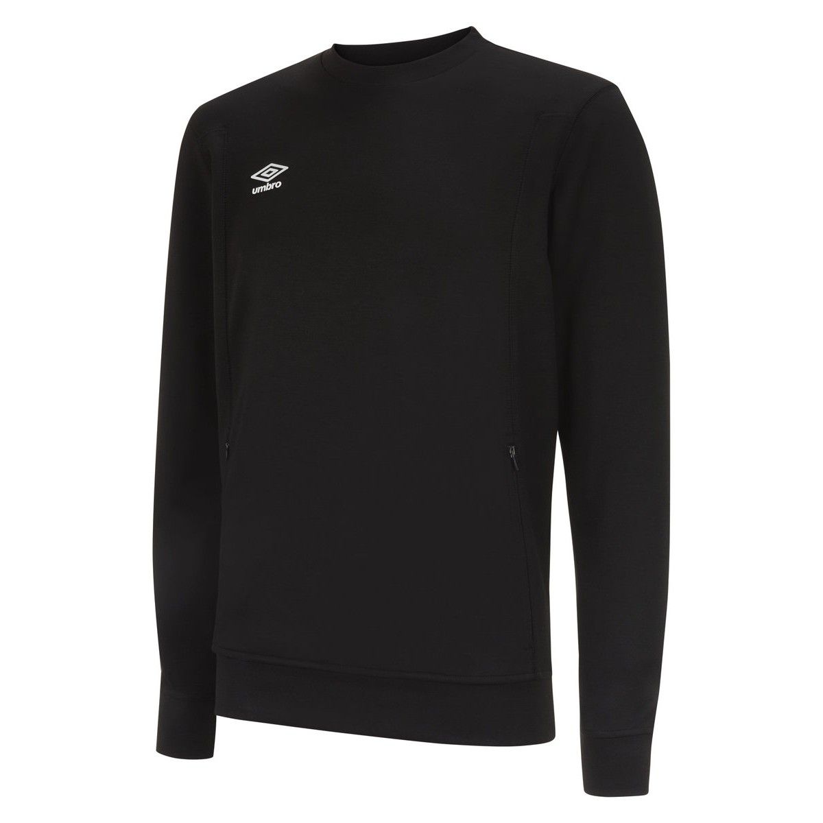 Texturiertes Fleece-Sweatshirt mit Reißverschlusstasche