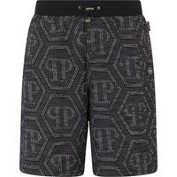 Shorts mit Hexagon-Monogramm-Jacquard