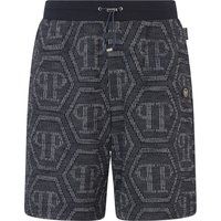 Jacquard-Shorts mit Sechseck-Monogramm-Muster